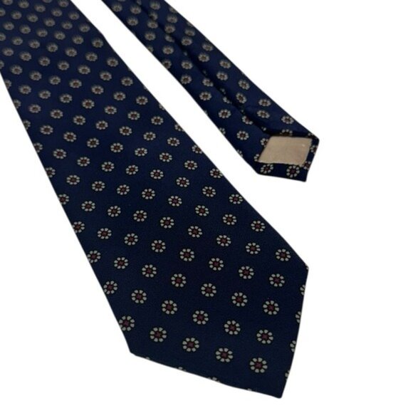 Uomo Mens Silk Tie Quiet Luxury Handmade Old Money Made in Italy Formal - Picture 2 of 6